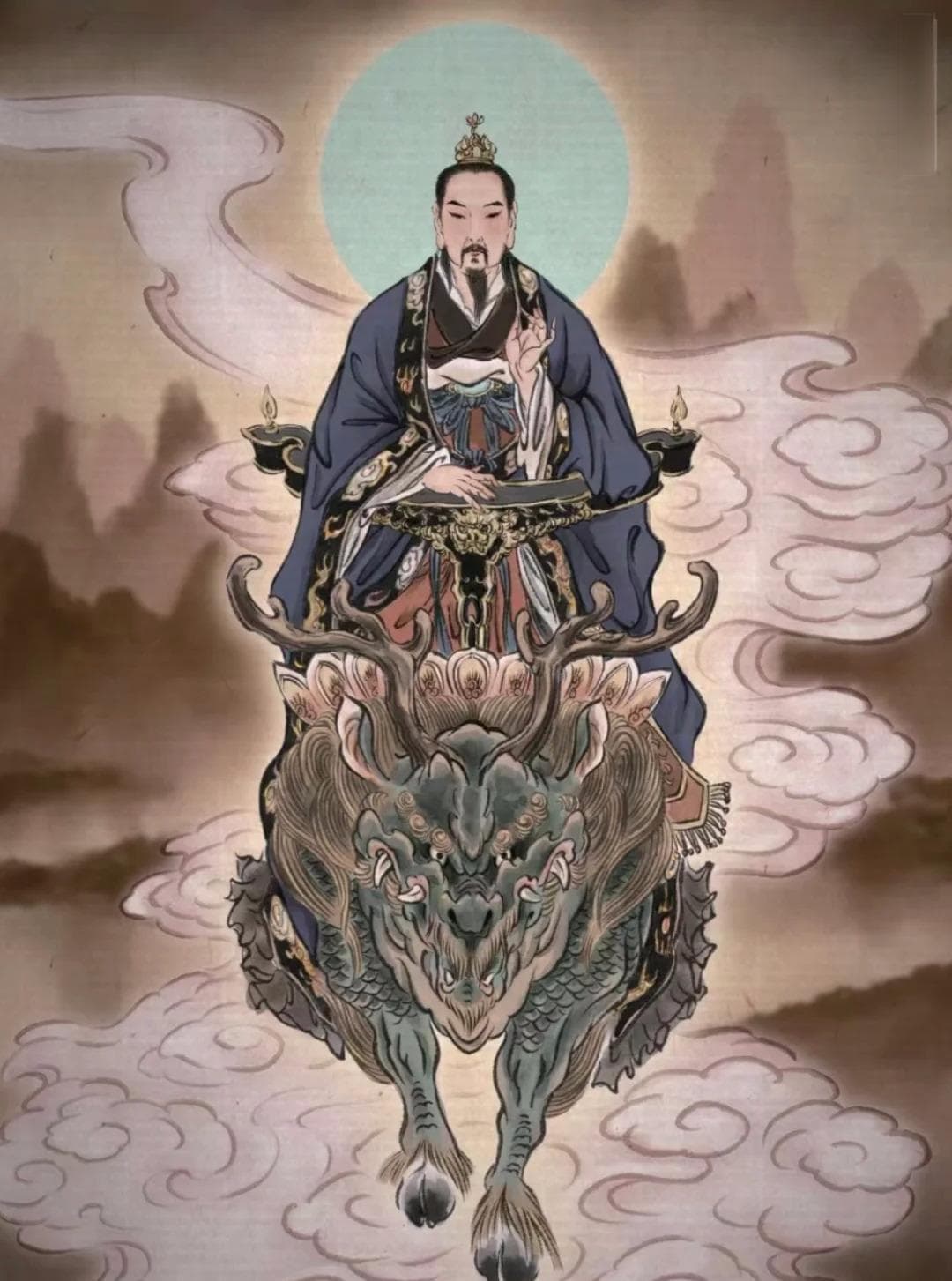 道教三清：玉清元始天尊、上清灵宝天尊与太清道德天尊