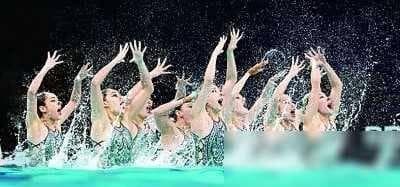 中国队在2024年花样游泳世界杯（北京站）中表现出色