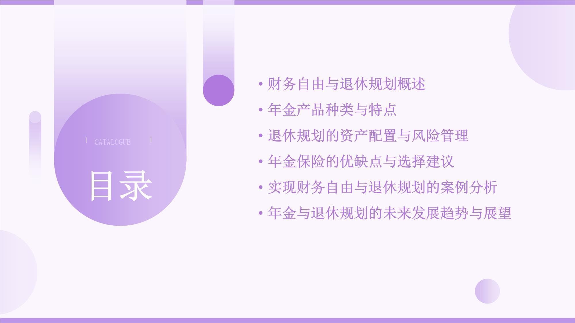 财务自由的年金与退休规划
