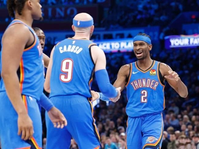 NBA东西部最新排名：骑士和雷霆稳居各自分区第一