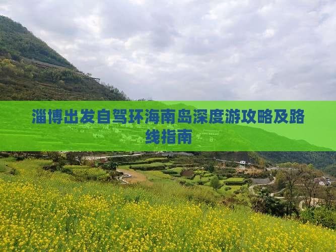 淄博出发自驾环海南岛深度游攻略及路线指南