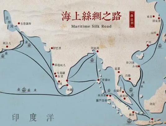 海上丝绸之路：连接东西方的古老航道及其深远影响