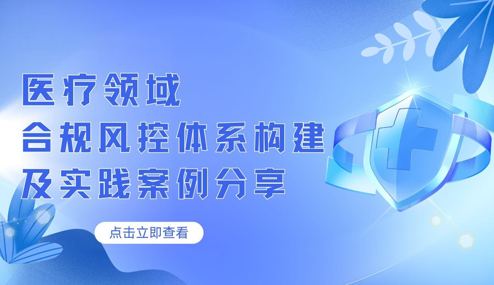 医疗领域合规风控体系构建及实践案例分享