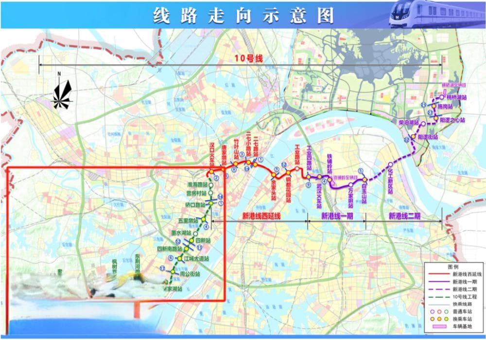 武汉第五期地铁有重大进展！规划10、13、14号线……