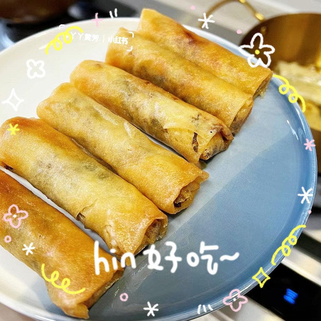简单6步学会炸春卷，传统美味在家就能做