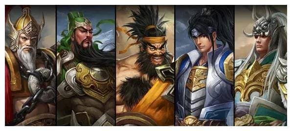 五虎上将年龄排行：黄忠最大，赵云第二，关羽第三