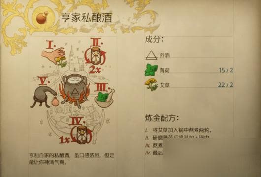 《天国：拯救2》全炼金药剂配方介绍