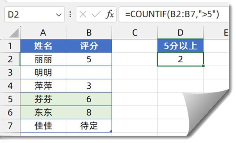COUNTIF函数的11个典型用法