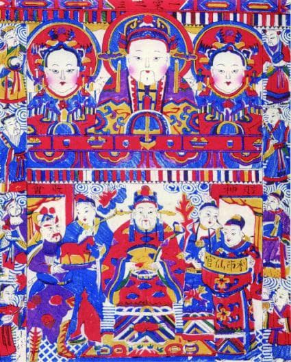 年画里的祭灶习俗