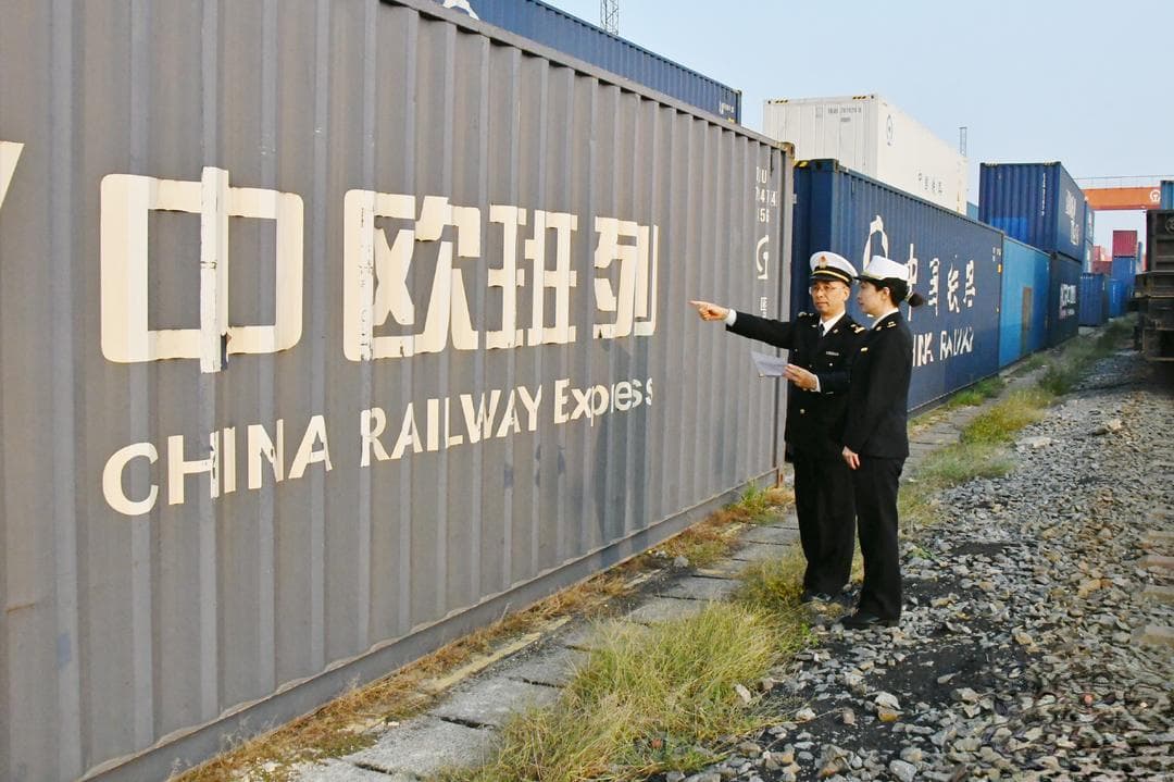 中欧班列（长沙）进出口货值同比增长超三成
