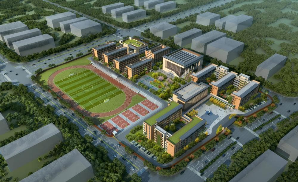 南宁市第九中学项目：八项“永临结合”实现绿色施工