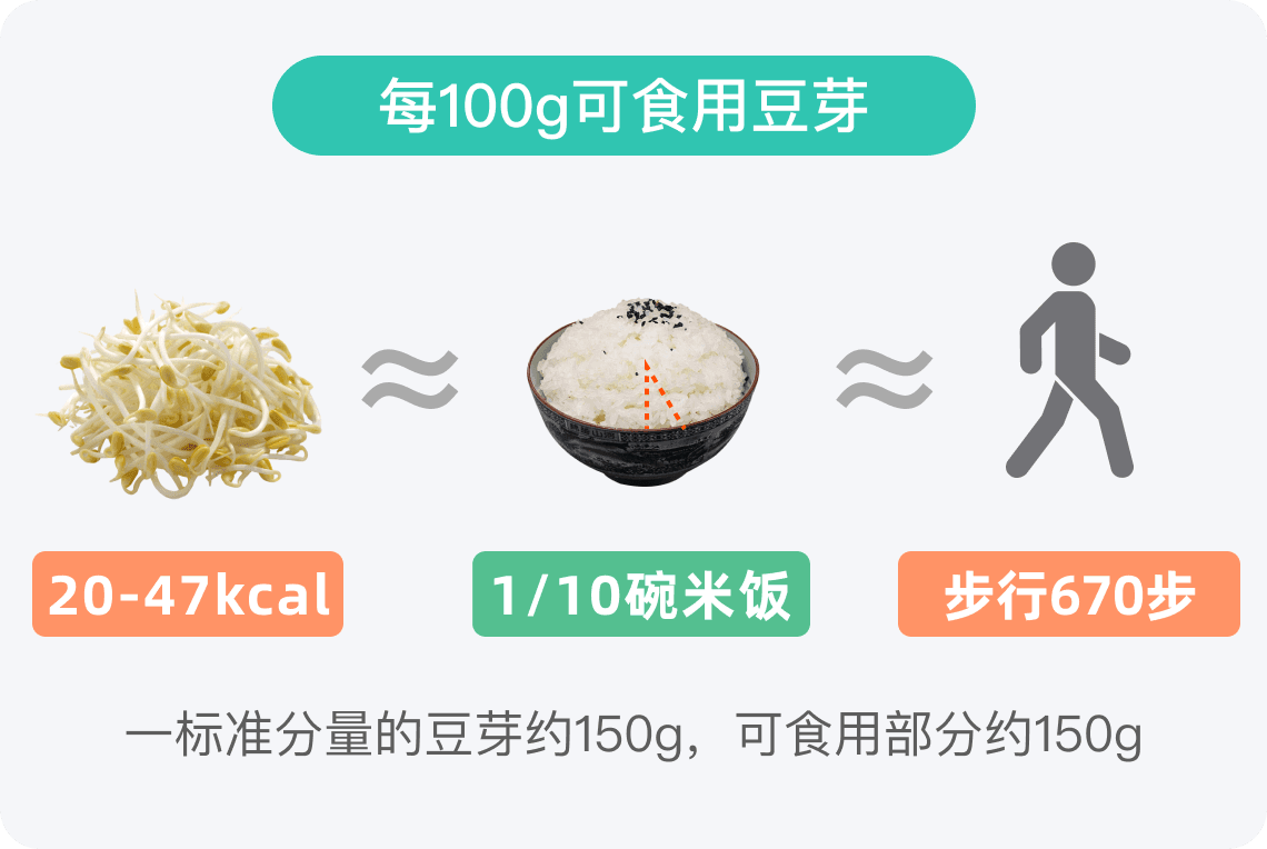 豆芽的热量