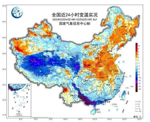 大部南方地区成功入春 北方多地将刷新今年来气温新高