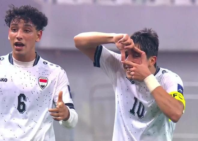 U20亚洲杯：伊拉克1-0力克沙特，阿米尔·费萨尔任意球制胜