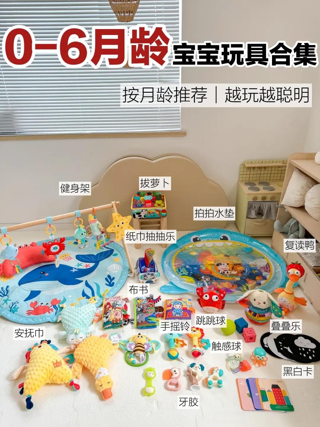 运动早教小月龄宝宝玩具精选推荐