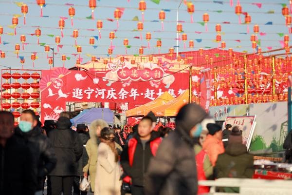 农村大集新场景 把“烟火气”带回家