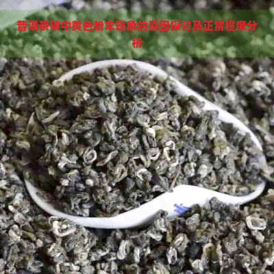 普洱茶砖中黄色粉末现象的原因探讨及正常程度分析