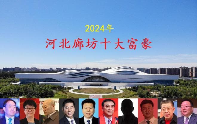 河北廊坊十大富豪出炉，王玉锁身价缩水百亿，一张新面孔闯入前三