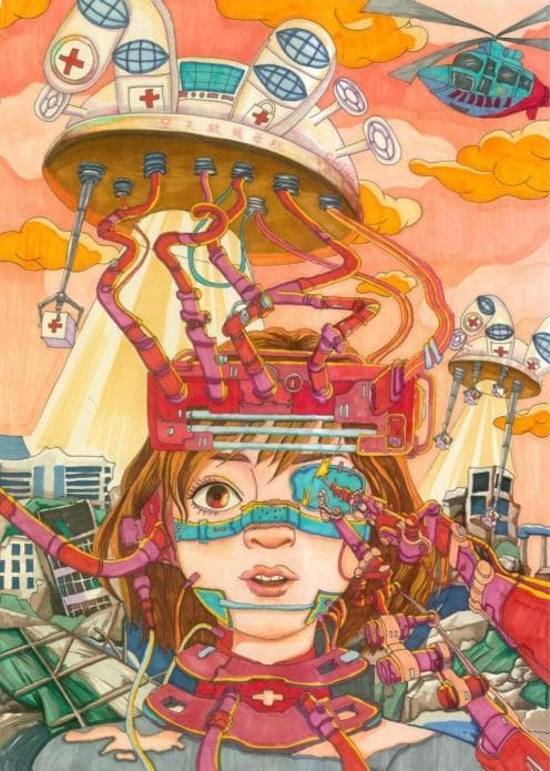 第十八届宋庆龄少年儿童发明奖科技绘画作品奖精选