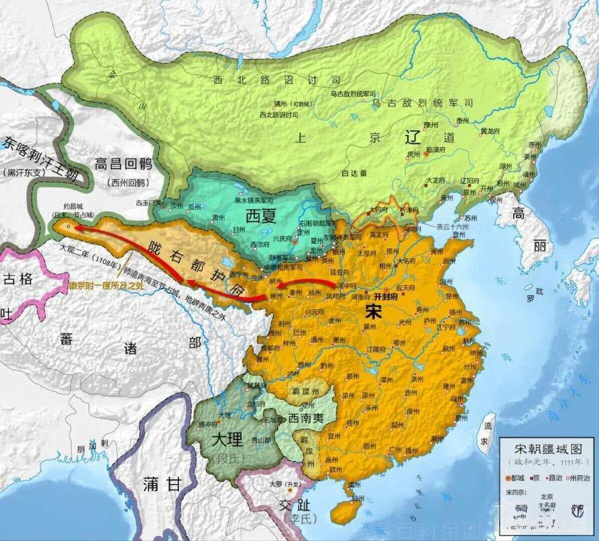 古代中国简史：宋朝的疆域和行政区划