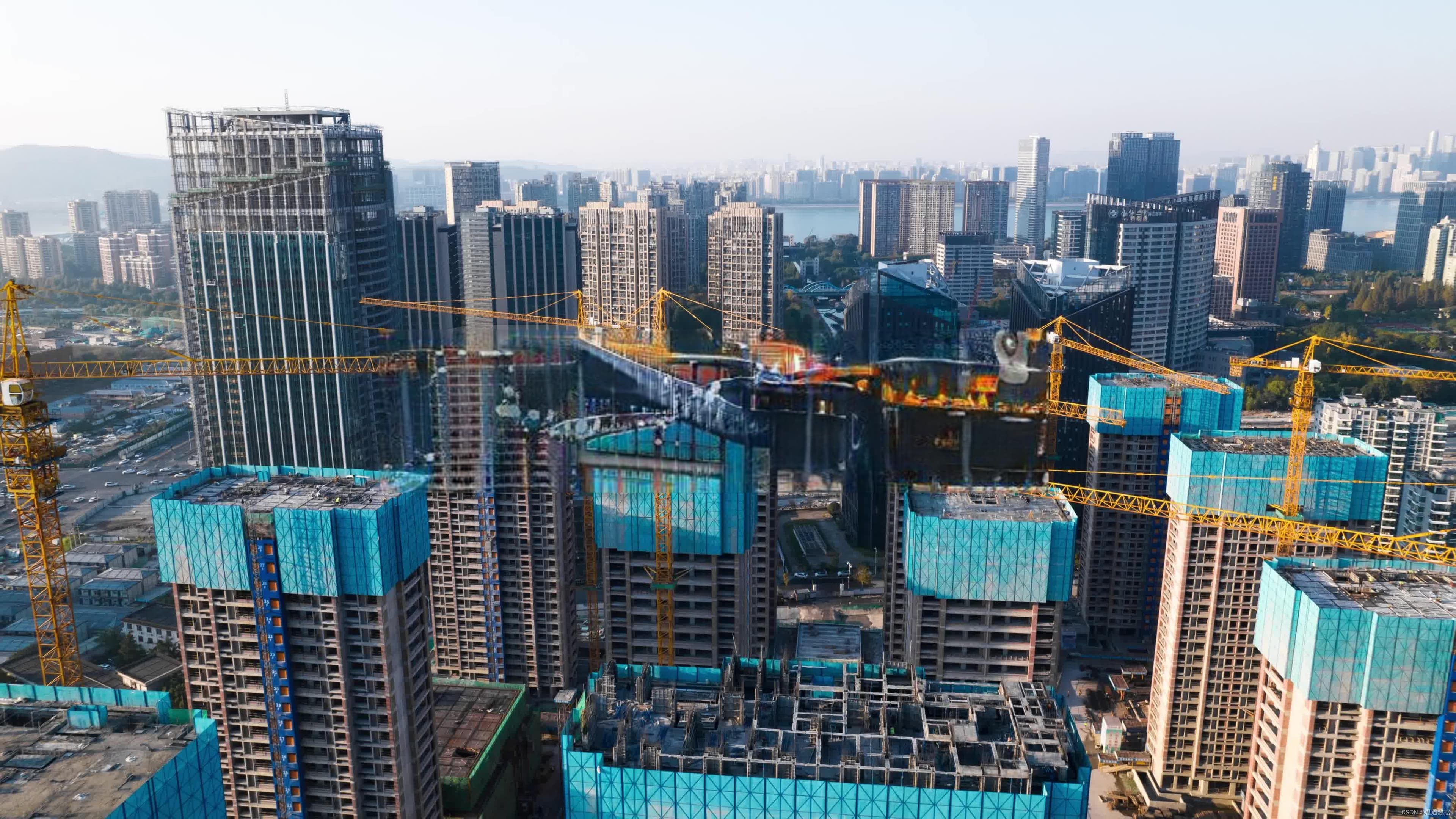 航拍图像与AI大模型：思通数科技术在建筑排查中的应用