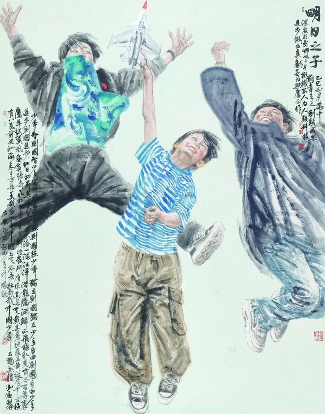 在影像洪流中重构艺术史诗 | 中国人物画创作的时代精神与语言革新