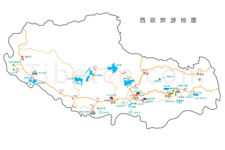 西藏旅游景点全攻略：七大地区精华景点大盘点