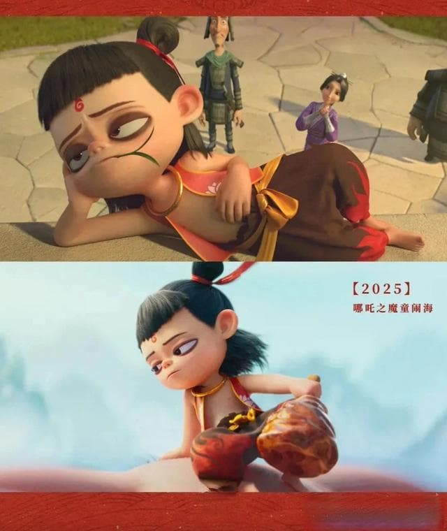哪吒1与哪吒2形象创新演进与挑战：从叛逆少年到救世英雄