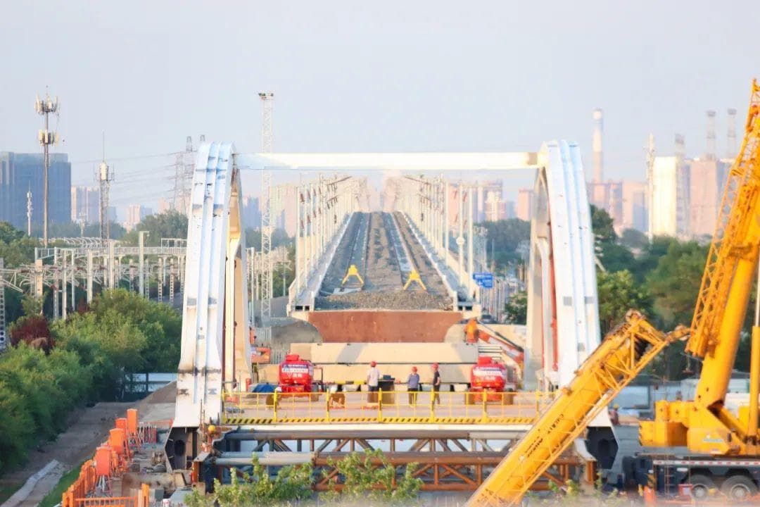 京唐城际铁路全线贯通再进一步！
