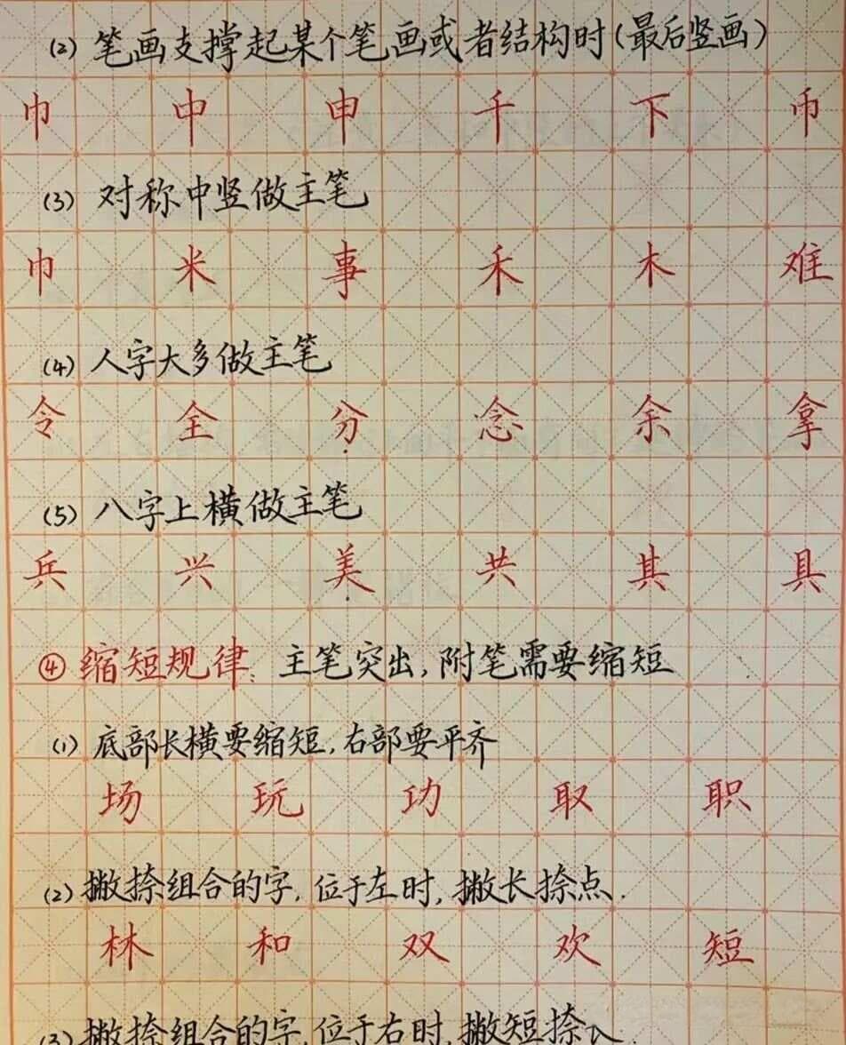 汉字的八大规律总结
