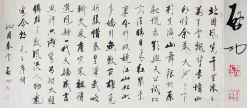 启功 沈鹏 刘恒志 白蕉等名家书写《沁园春雪》墨宝鉴赏