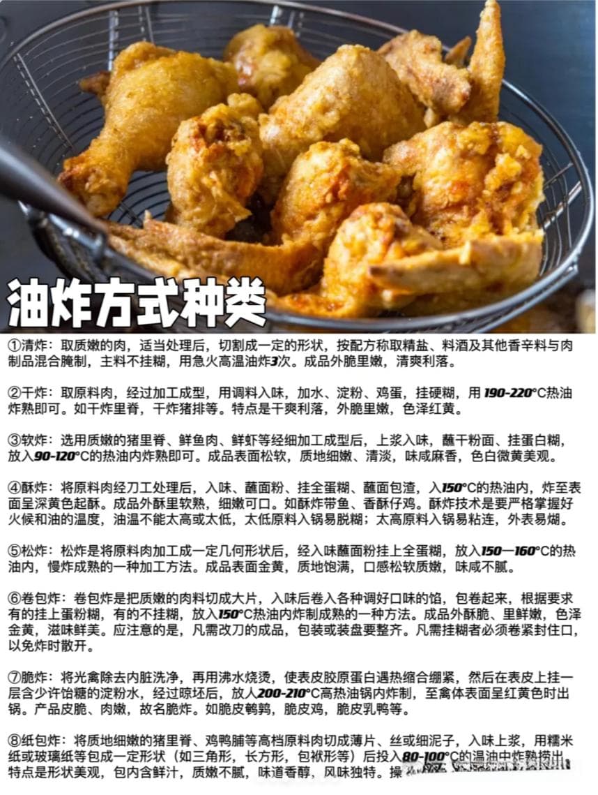 油炸食品制作指南：最佳油温和时间参考
