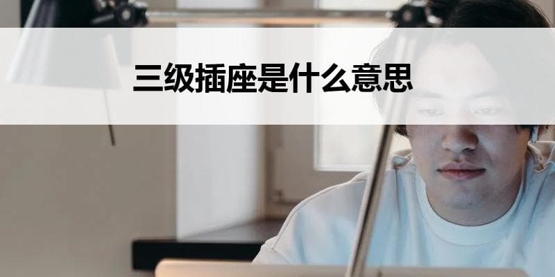 三级插座是什么意思