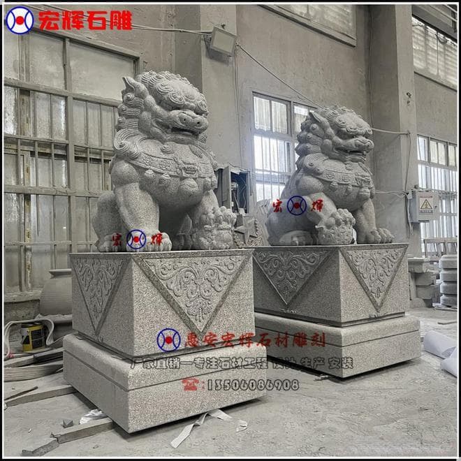 如何分辨石雕南狮与北狮（图文欣赏）