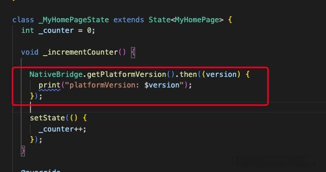 Flutter-使用MethodChannel 实现与iOS交互