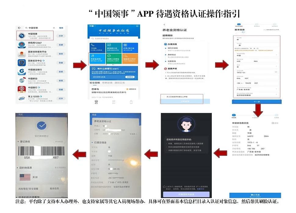 境外居住退休人员社保资格认证指南：线上远程认证与线下办理全攻略