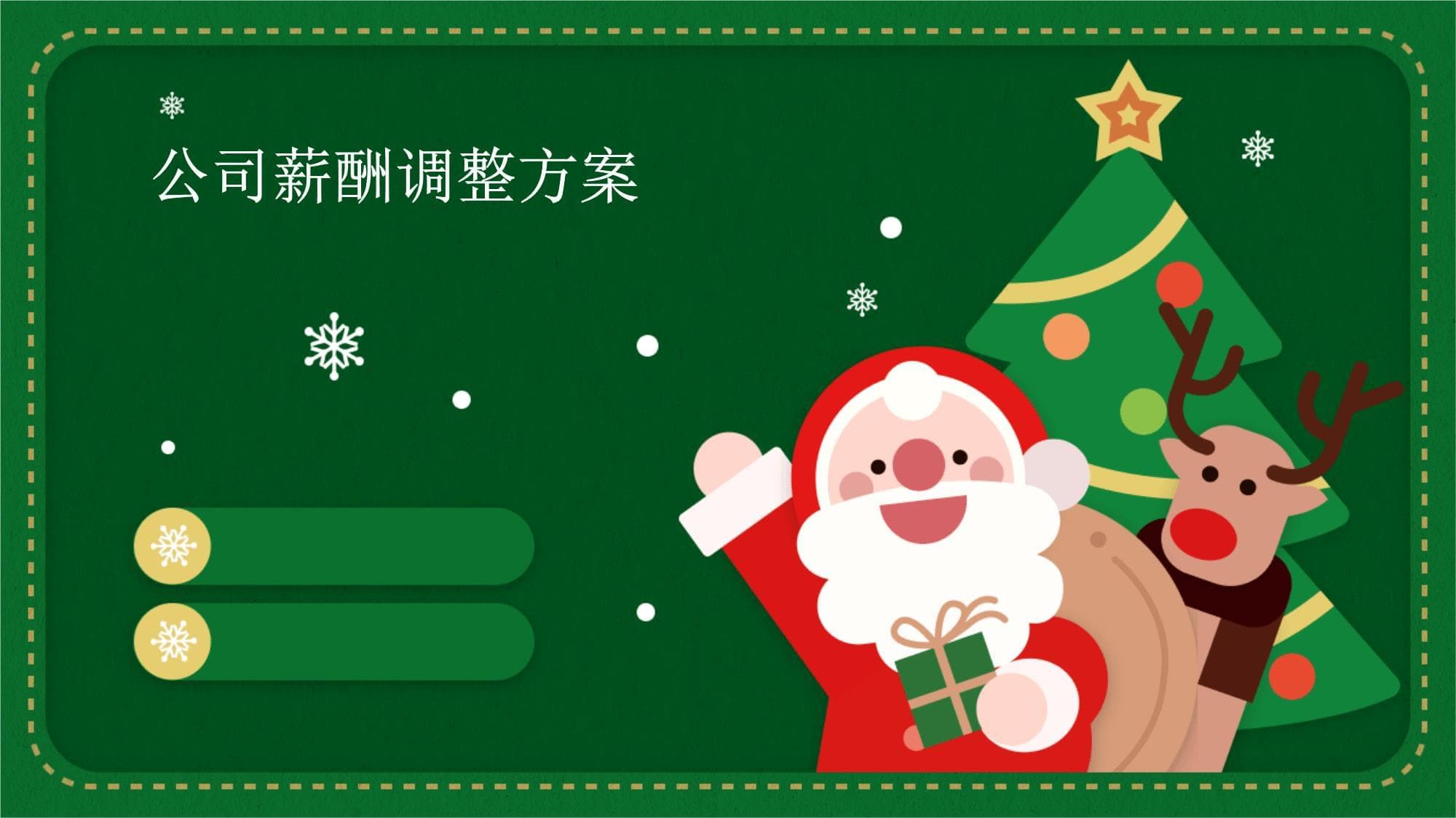 公司薪酬调整方案