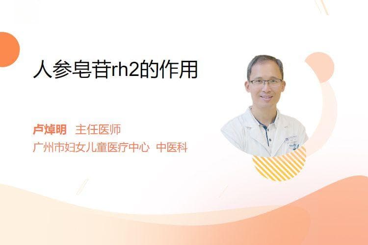 人参皂苷Rh2的作用