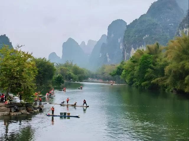 山水画卷：桂林阳朔的秋日诗情