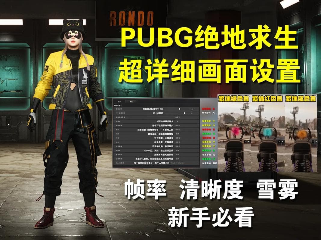 PUBG职业选手设置参数完全指南：从屏幕到语音的细节优化