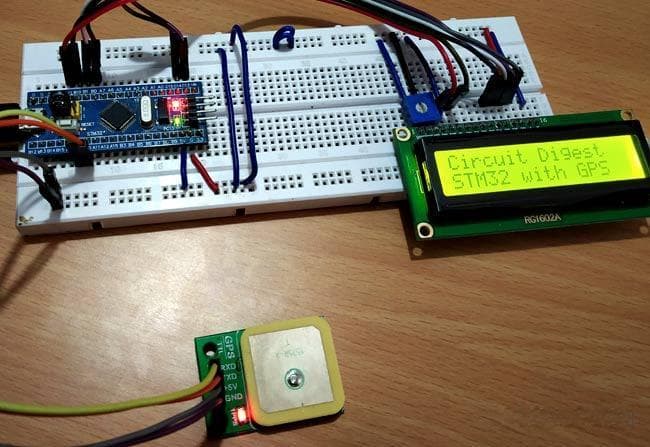 STM32读取GPS数据并在LCD上显示经纬度