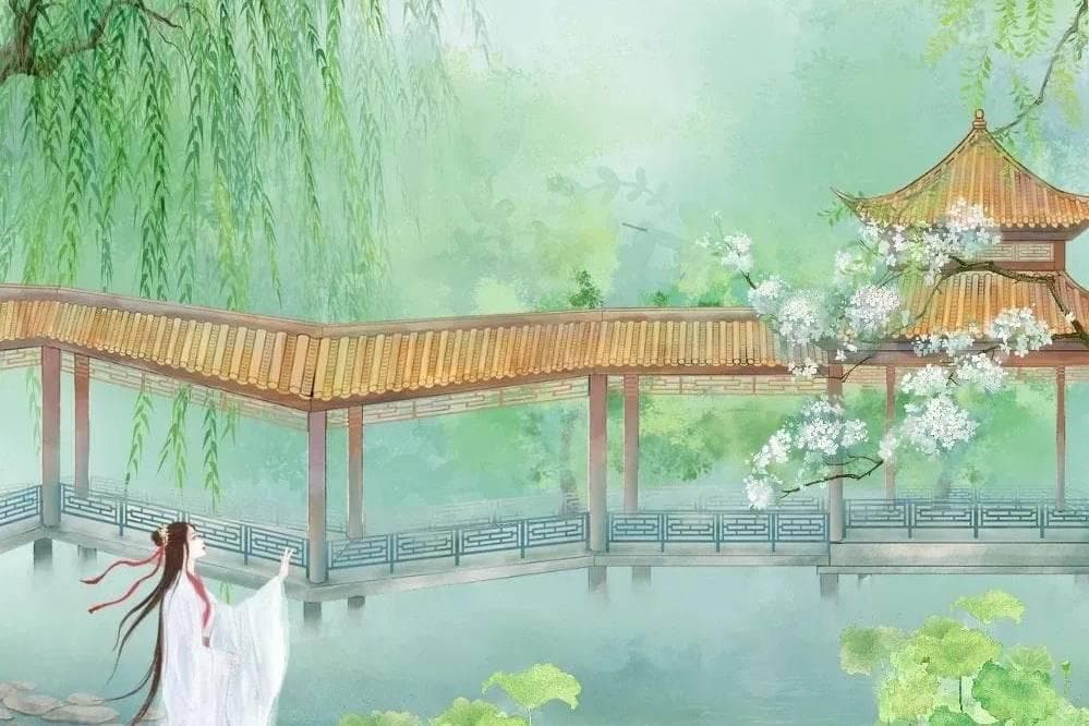 燕子飞时，绿水人家绕。太惊讶了，35句春天神仙诗句，美到窒息