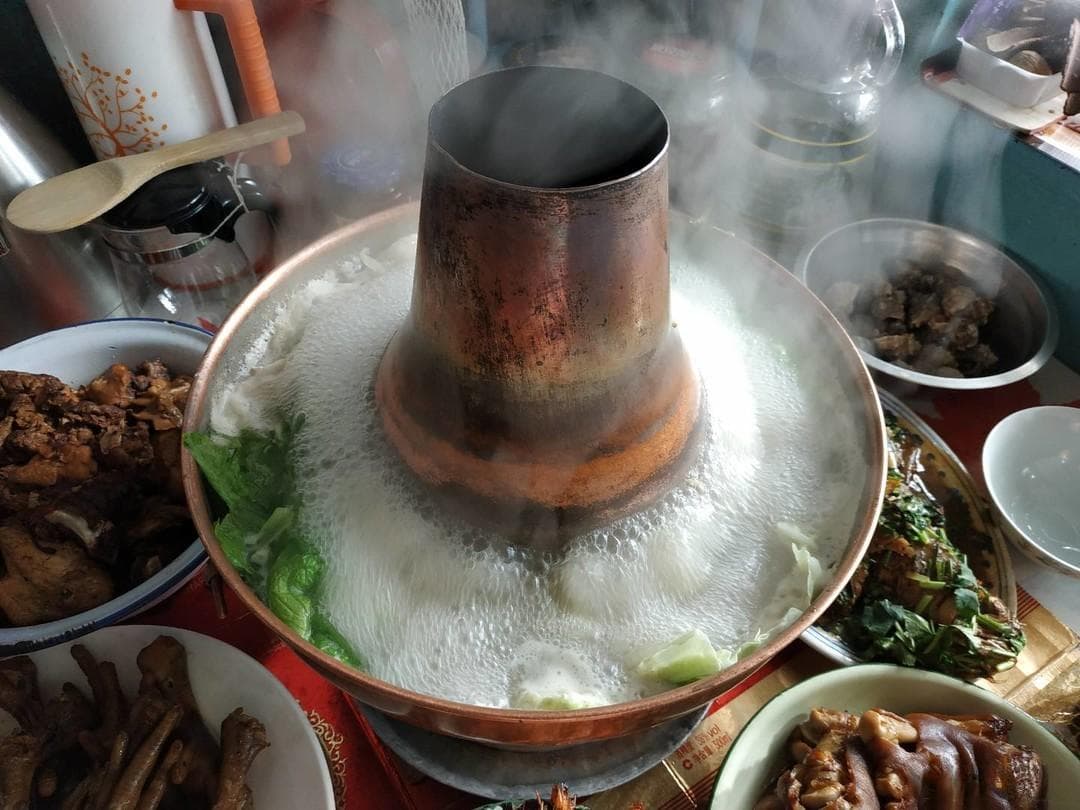 新年不忘老传统——铜锅炭火涮肉自家做！