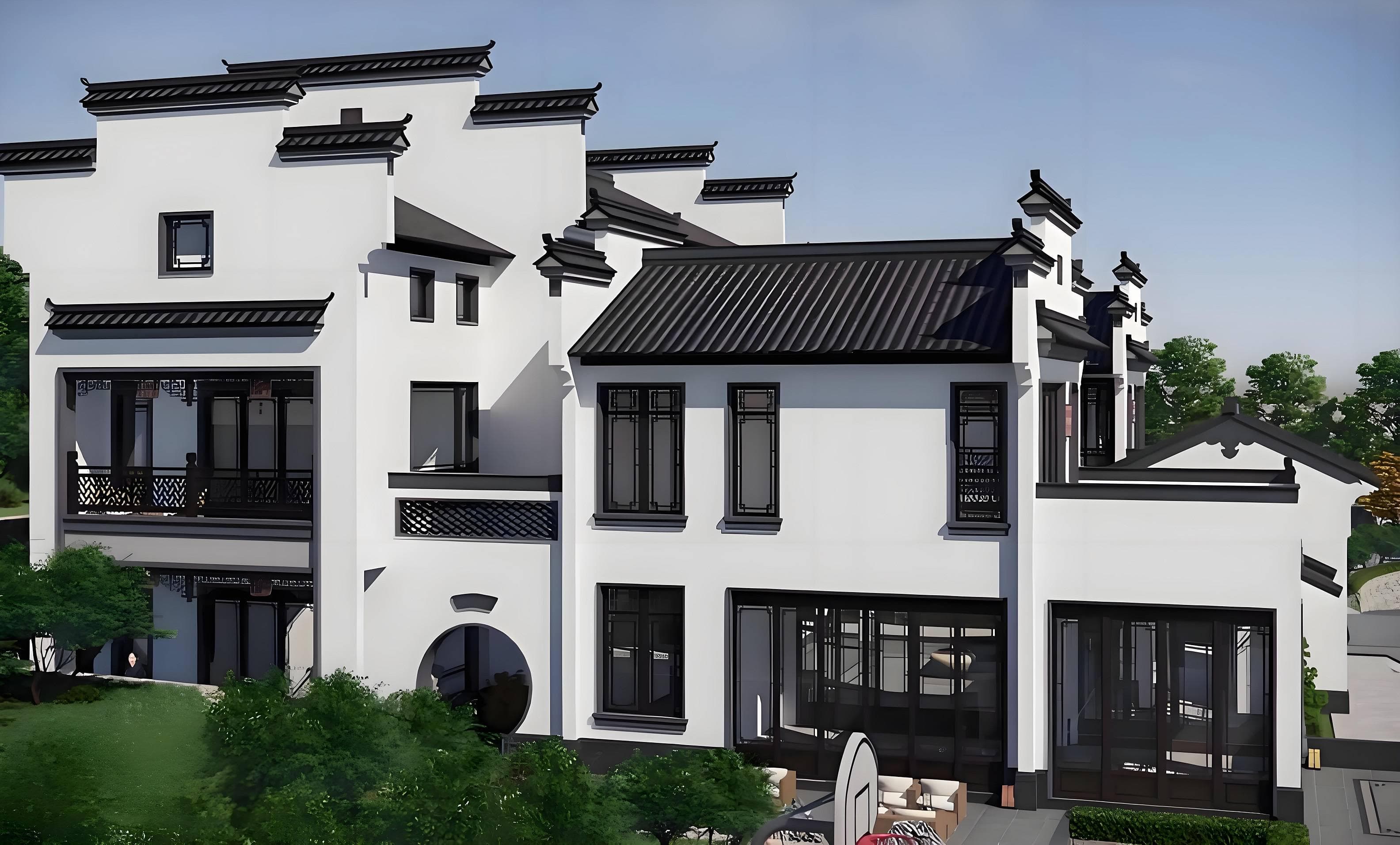 徽派建筑设计的地理分布、特点和布局特征