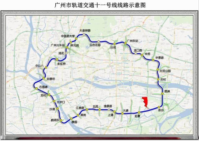 广州地铁十一号线开通：首条环线串联16条地铁线路