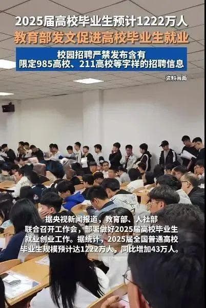 1222万毕业生正在涌入就业市场，毕业和就业的矛盾集中爆发！