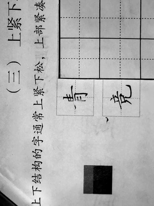 点字的结构是上下结构吗？