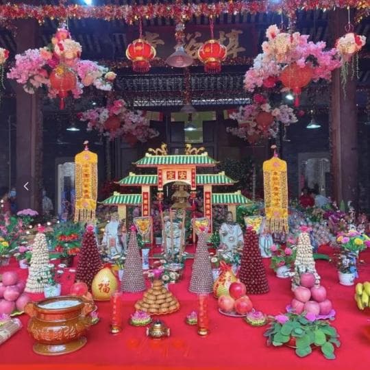 广东省内唯一保留“摆中元”习俗村落，天河车陂村中元文化节开幕