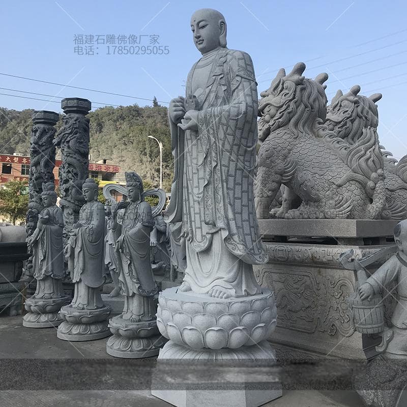 石雕地藏王菩萨为什么戴五佛冠？