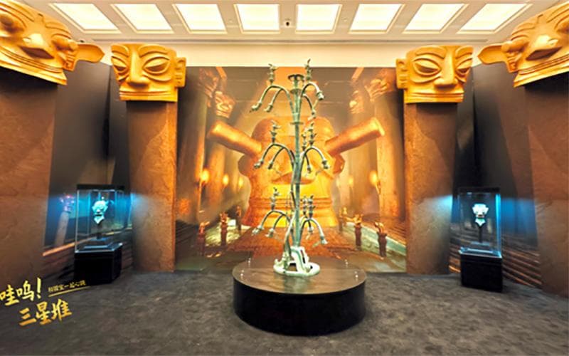 三星堆VR虚拟展厅的五大亮点！三星堆VR展意义